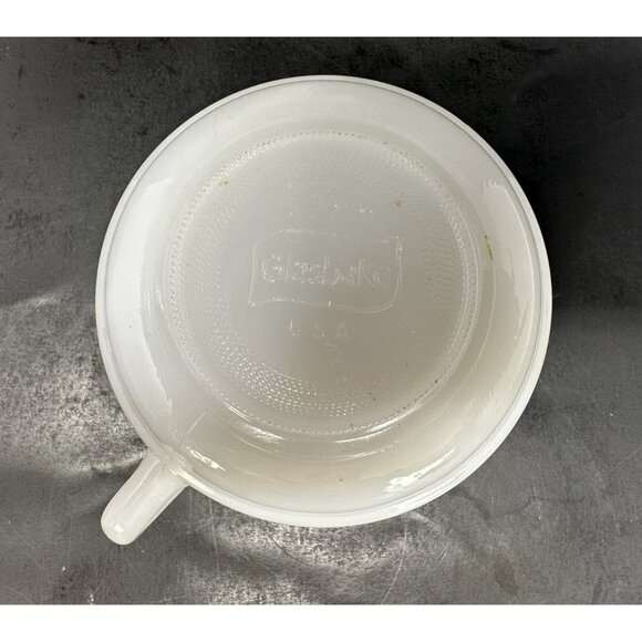 Vtg 70s JEANNETTE GLASBAKE IS IT SOUP YET? Milk Glass Chili/Soup/Cereal Mug/Bowl - Picture 6 of 7